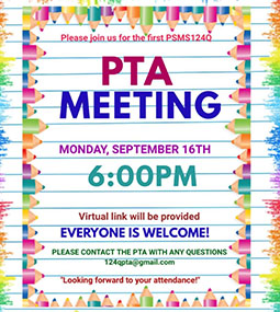 PTA Meeting September